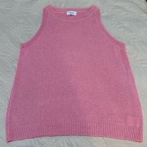 Pinkblush Knit Maternity Cutaway Tank L